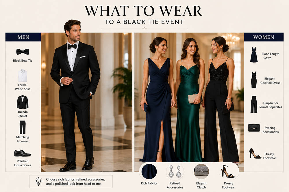 What to Wear to a Black Tie Event