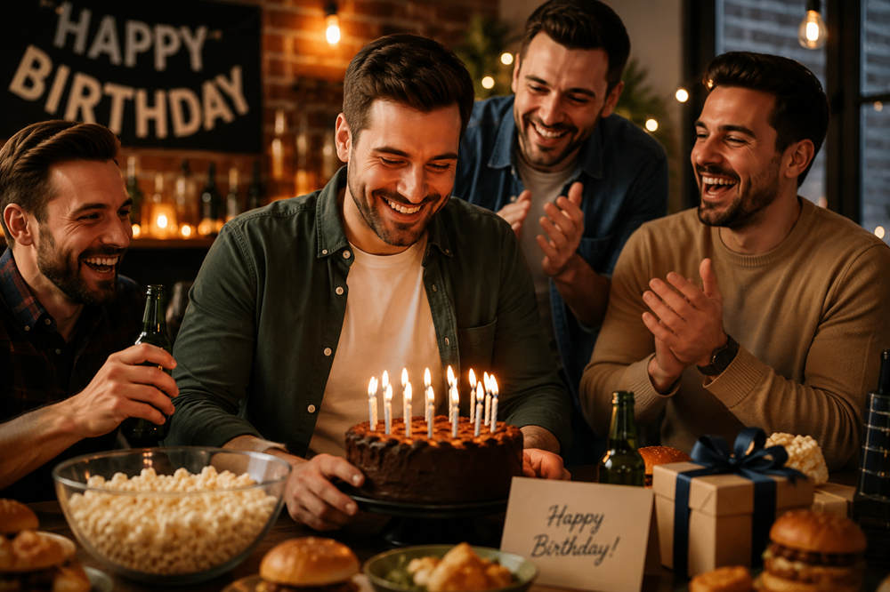 Birthday celebration ideas for men