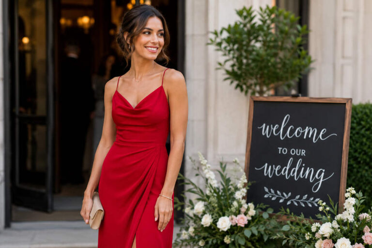 Can you wear red to a wedding
