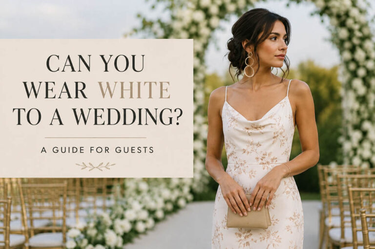 Can you wear white to a wedding