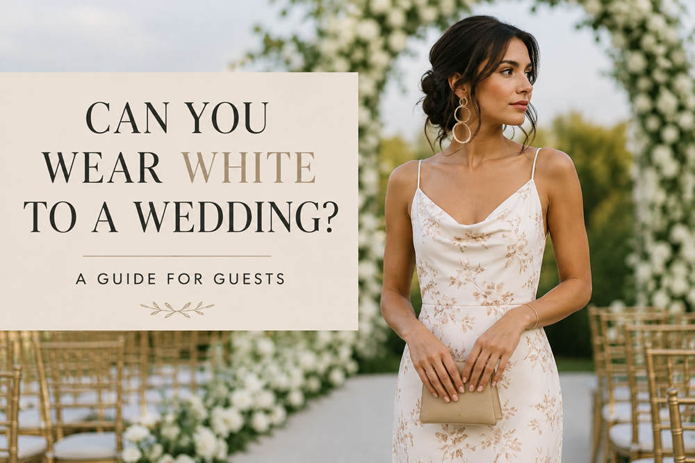 Can you wear white to a wedding