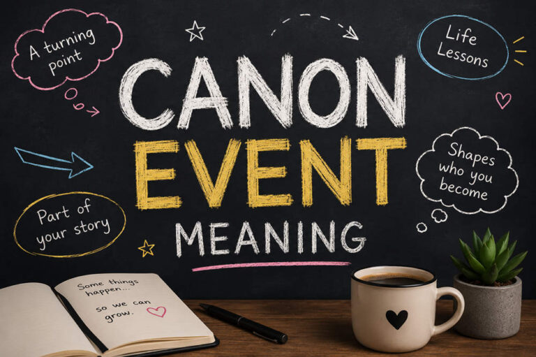Canon event meaning