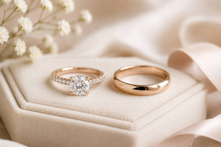 Engagement ring vs wedding ring