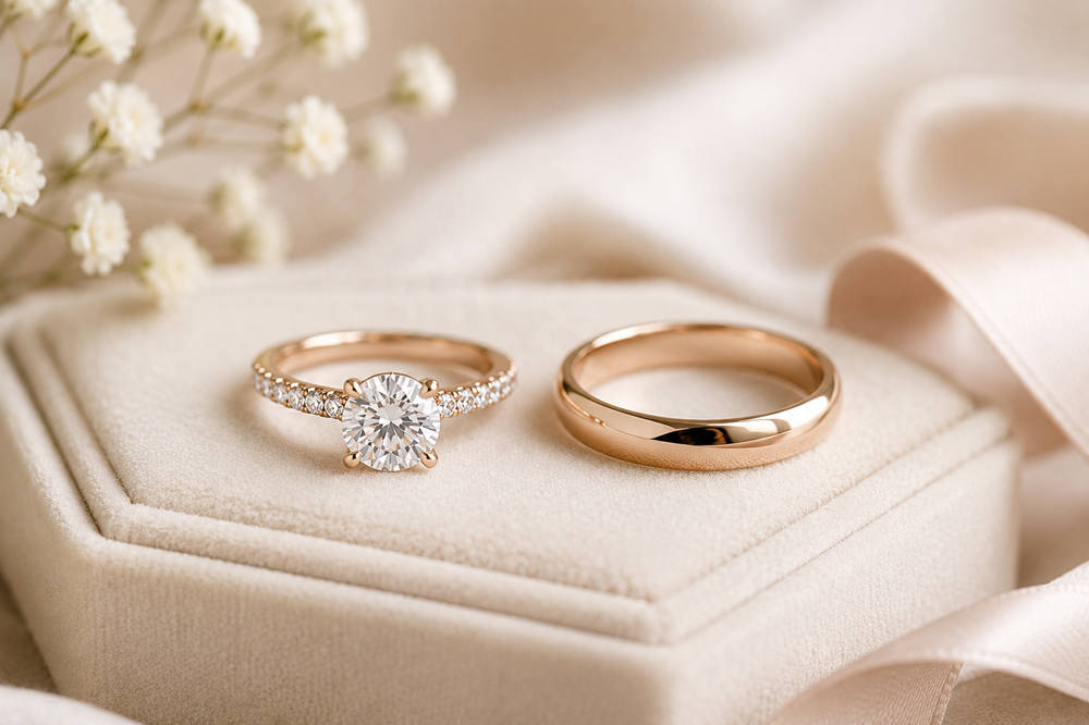 Engagement ring vs wedding ring