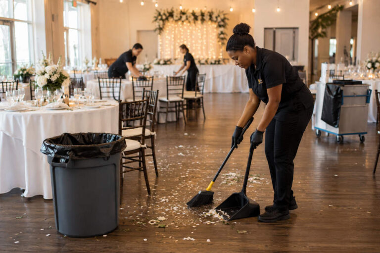 Event cleaning service