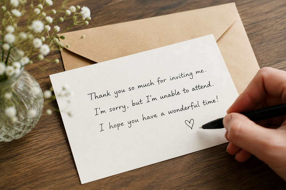 How to politely decline an invitation