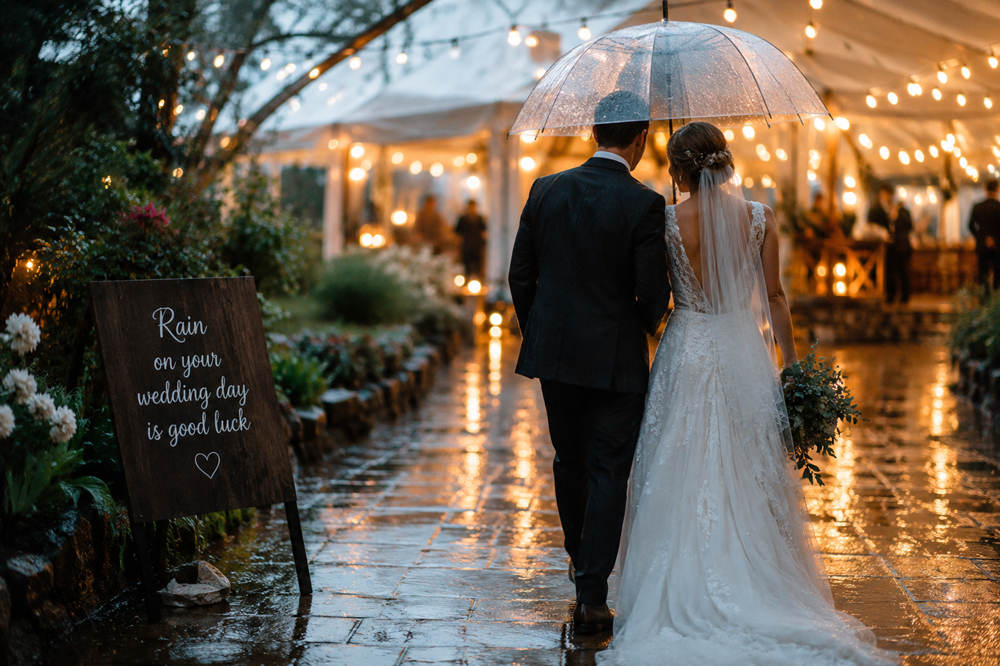 Rain on your wedding day