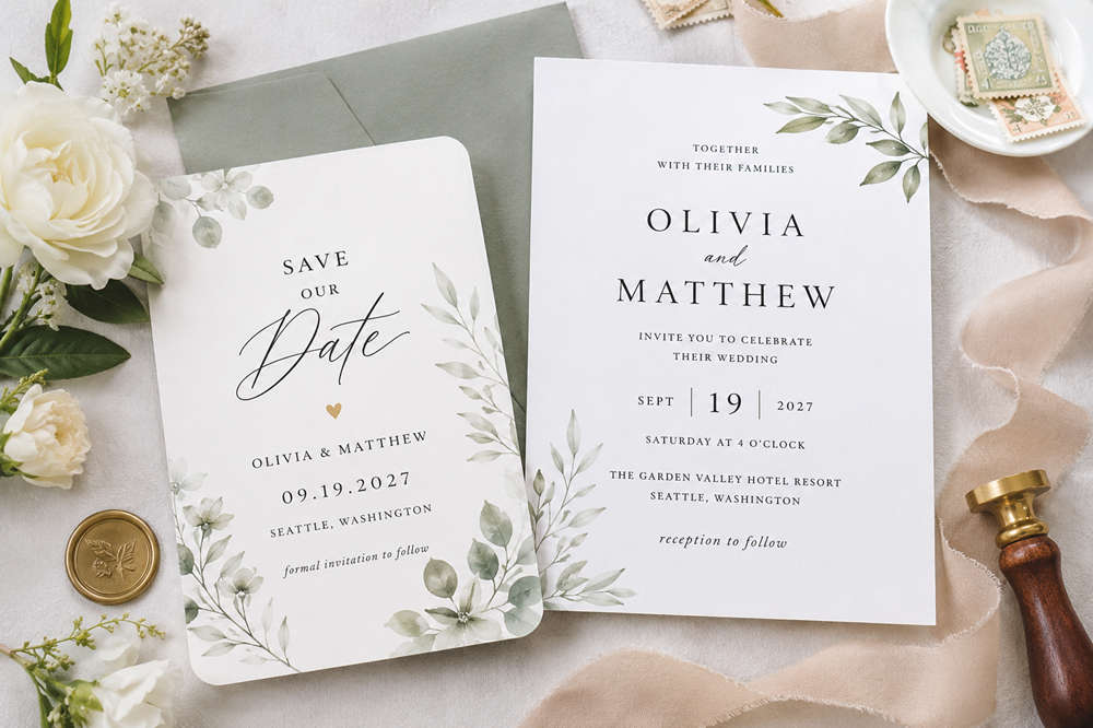Save the date vs invitation