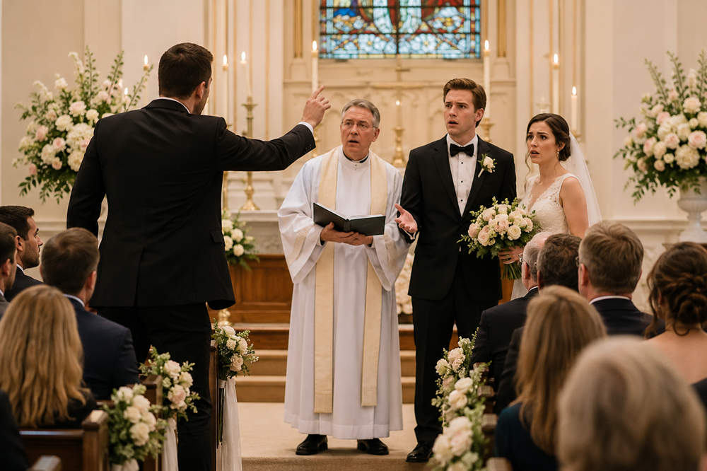 What happens if someone objects at a wedding