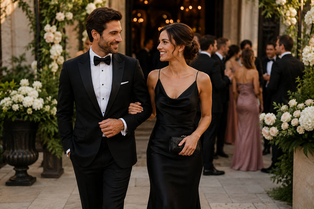 What is a black tie wedding