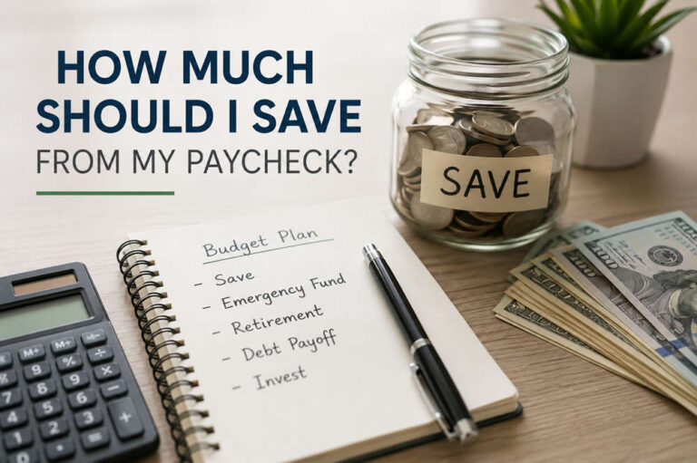 How Much of My Paycheck Should I Save