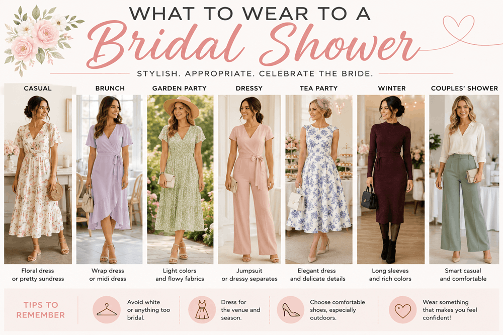 What to Wear to a Bridal Shower