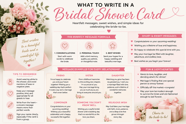 What to Write in a Bridal Shower Card