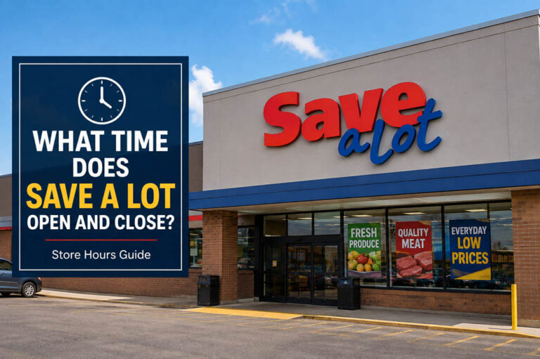 What time does save a lot close and open